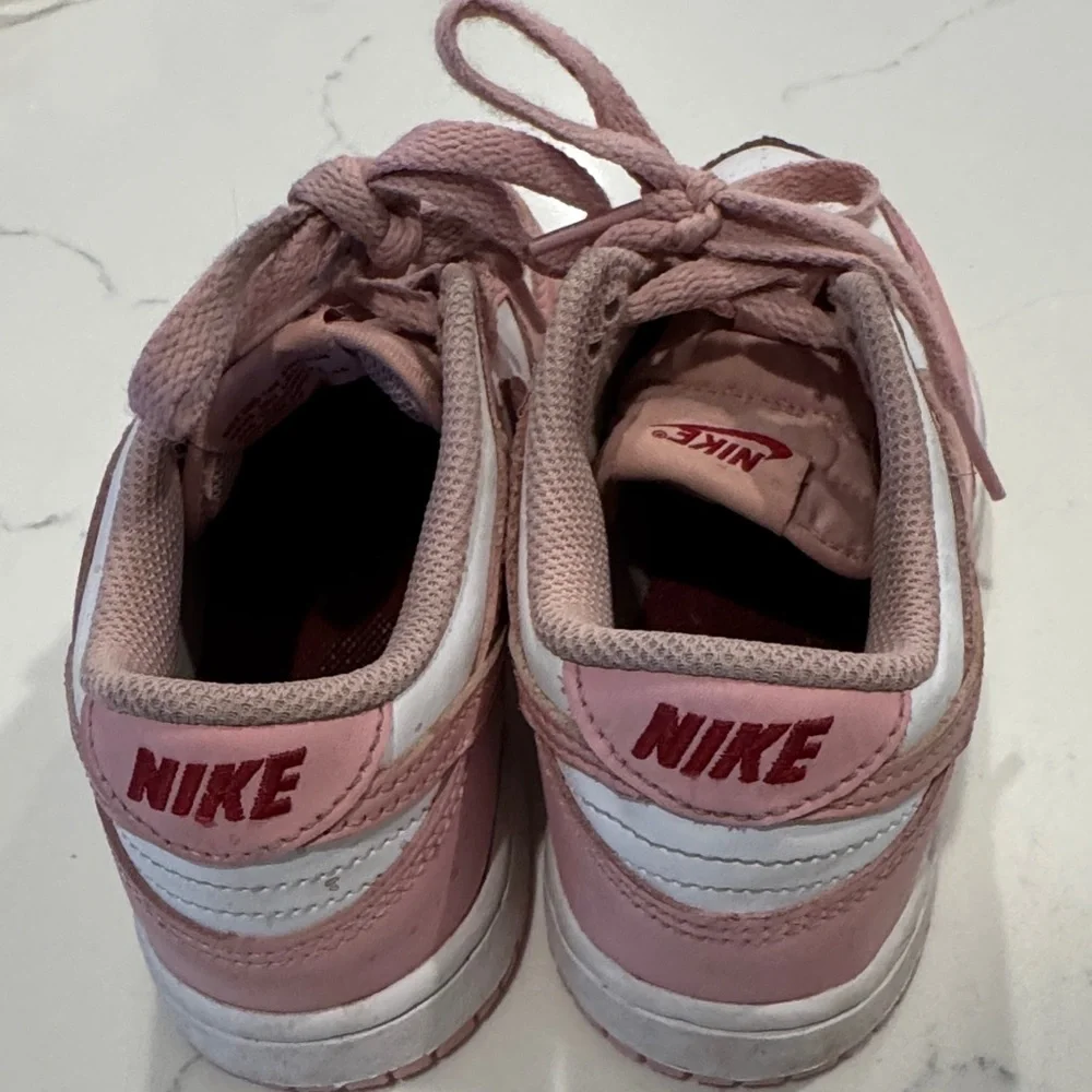 Nike Kids Pink and White Sneakers - Picture 2 of 5